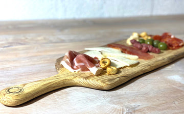 Handmade solid Oak Charcuterie Board Cheeseboard Serving Platter Oiled and waxed | Wedding Present Personalised | Cotswold Woodworks