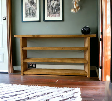 Stunning Rustic Reclaimed wooden shoe bench, shoe rack, shoe storage hallway bench 3 Tier 72cm High