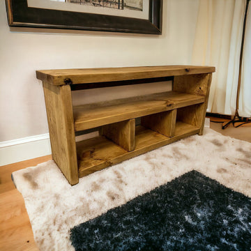 Stunning Rustic reclaimed wooden shoe bench shoe rack shoe storage hallway bench