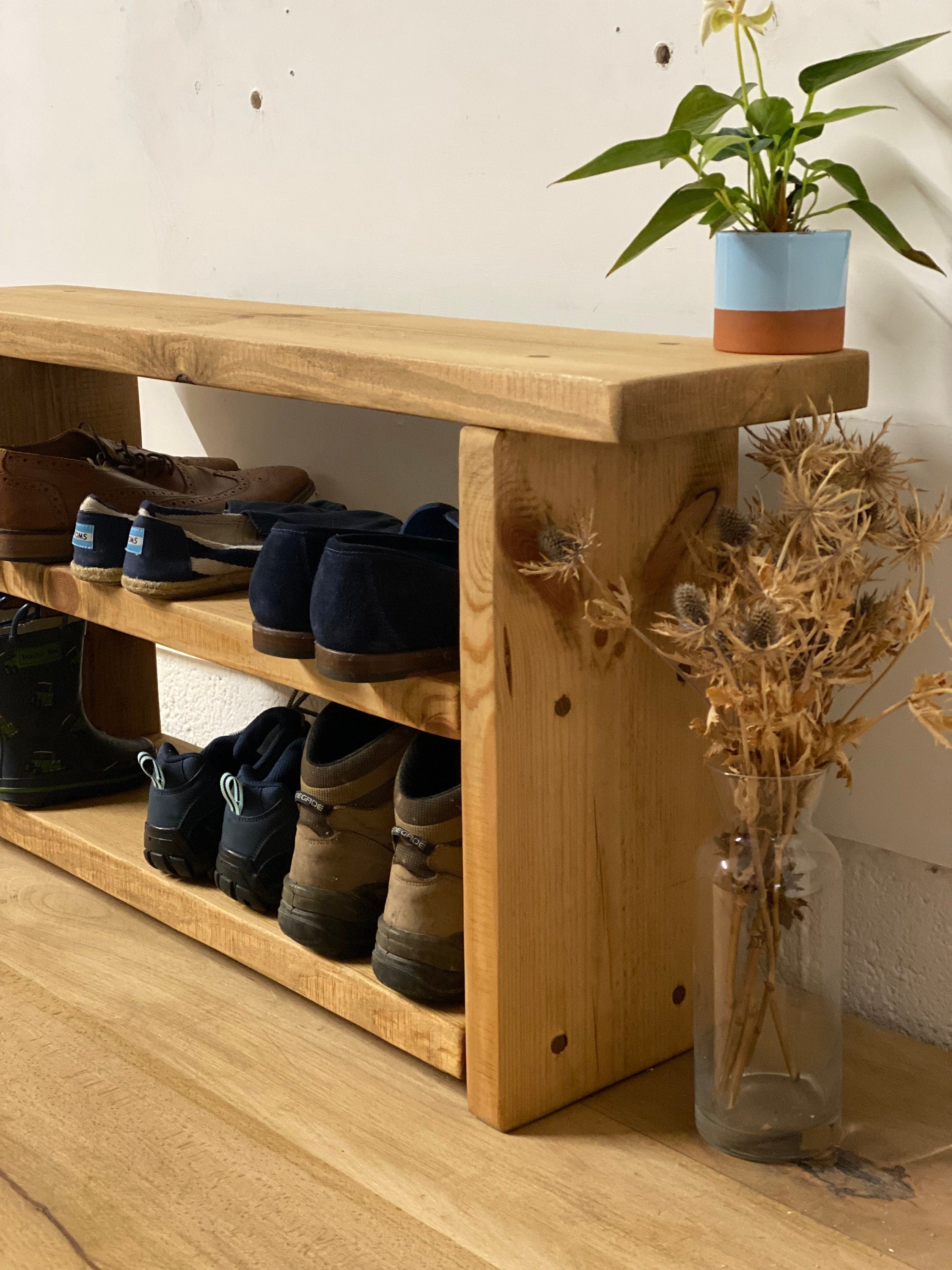 Reclaimed shoe rack sale